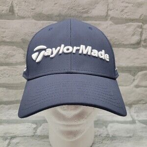 TaylorMade Golf Hat Adjustable Strapback Navy Blue Lightweight Breathable Cap M5